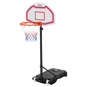 VEVOR PRZENOŚNY STOJAK DO KOSZYKÓWKI Z REGULACJĄ WYSOKOŚCI 1.6-2.1M PREMIUM
