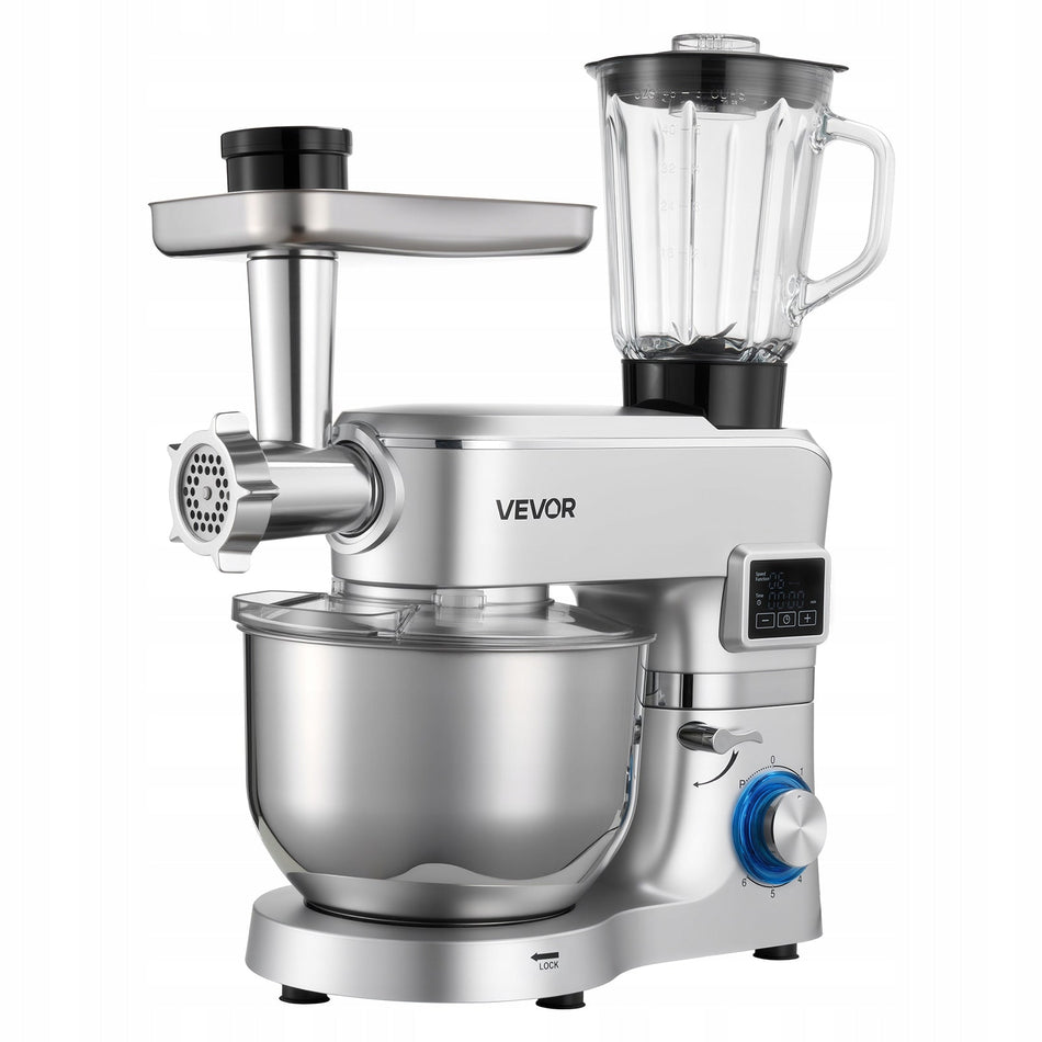 VEVOR PROFESJONALNY ROBOT KUCHENNY 1500W 6 POZIOMÓW 5.7L MOCNY