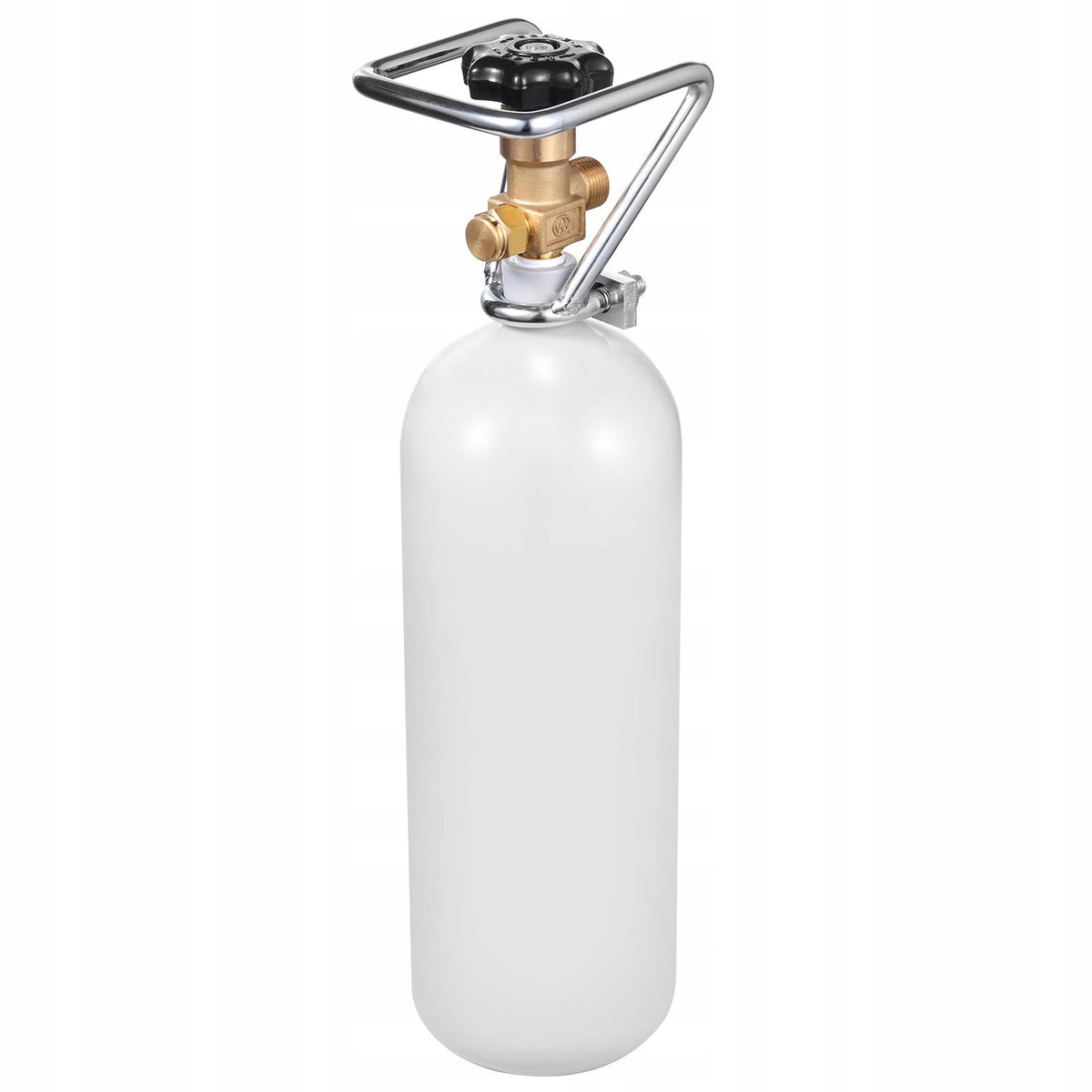 BUTLA CO2 VEVOR 2 KG STAL STOPOWA SZARA ZAWÓR MOSIĘŻNY NAJLEPSZA