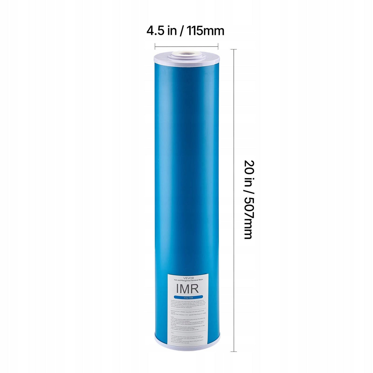 PREMIUM WKŁAD WYMIENNY DO FILTRA WODY VEVOR 115X507MM USUWA ŻELAZO MANGAN