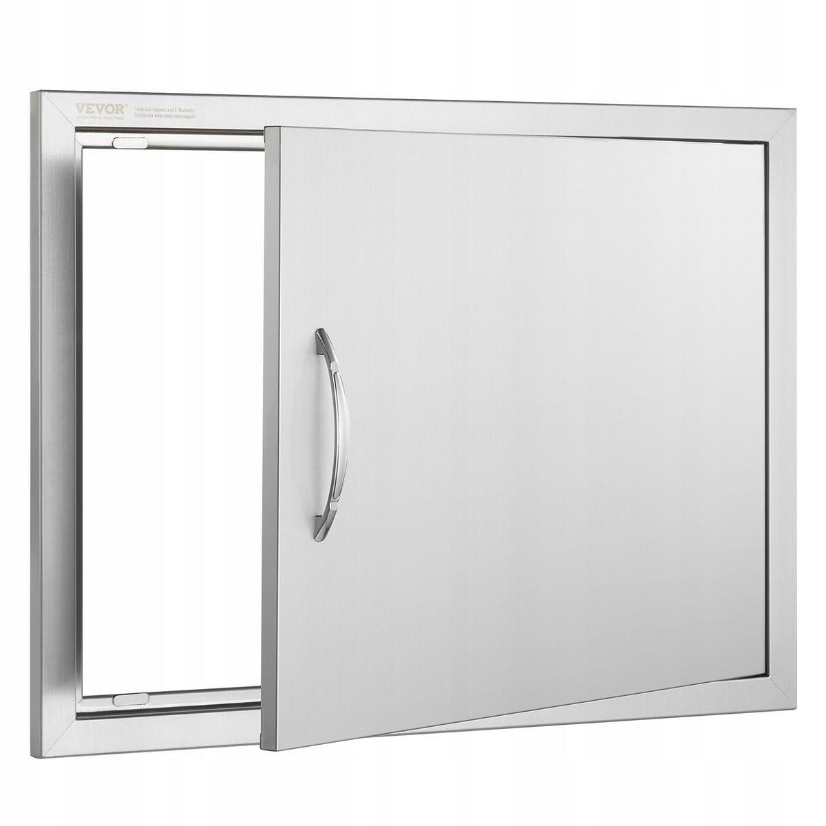PROFESJONALNE DRZWI DOSTĘPOWE DO GRILLA VEVOR 685X508 MM STAL NIERDZEWNA