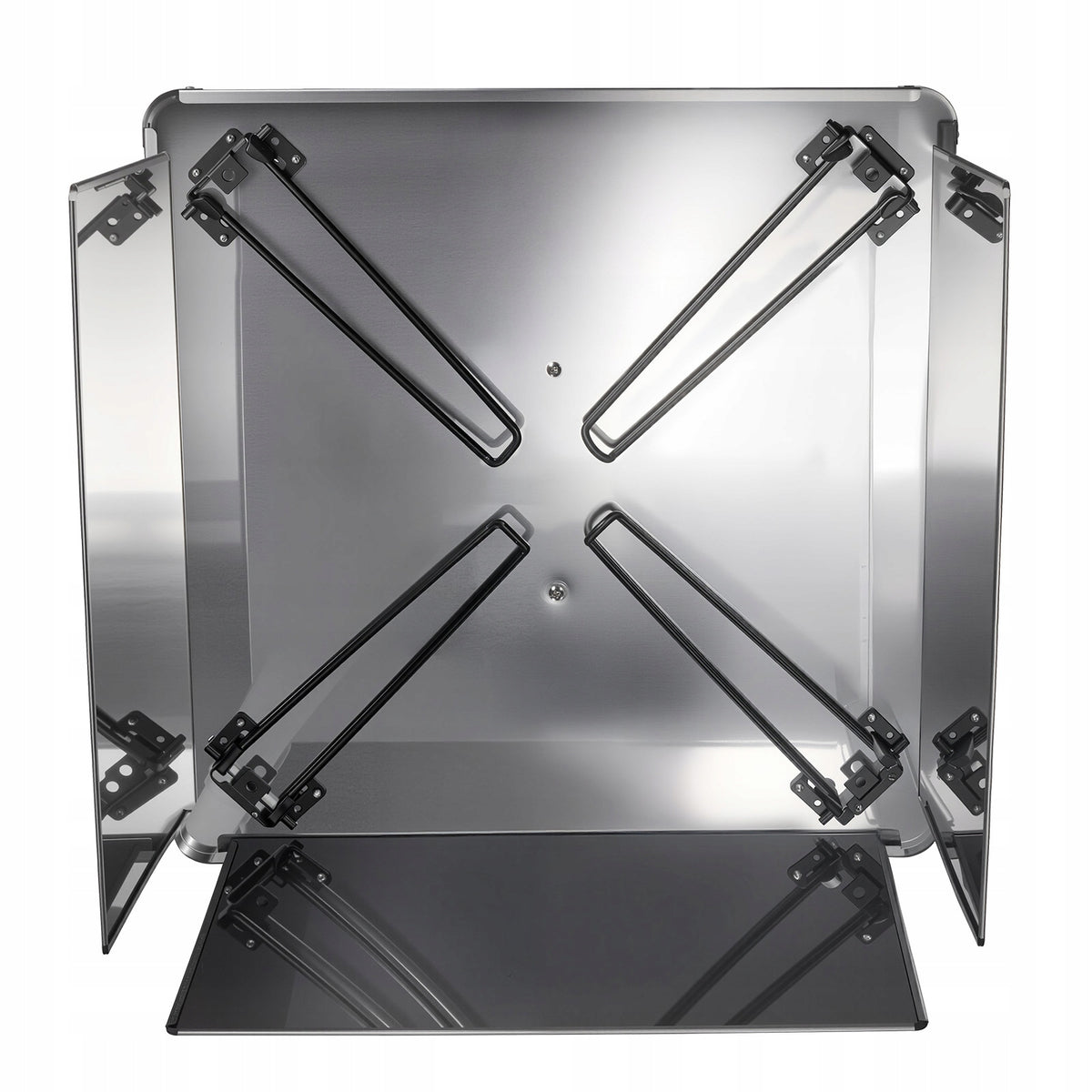 POKRYWA PALENISKA VEVOR 645X645X370 MM STAL NIERDZEWNA DEFLEKTOR CIEPŁA