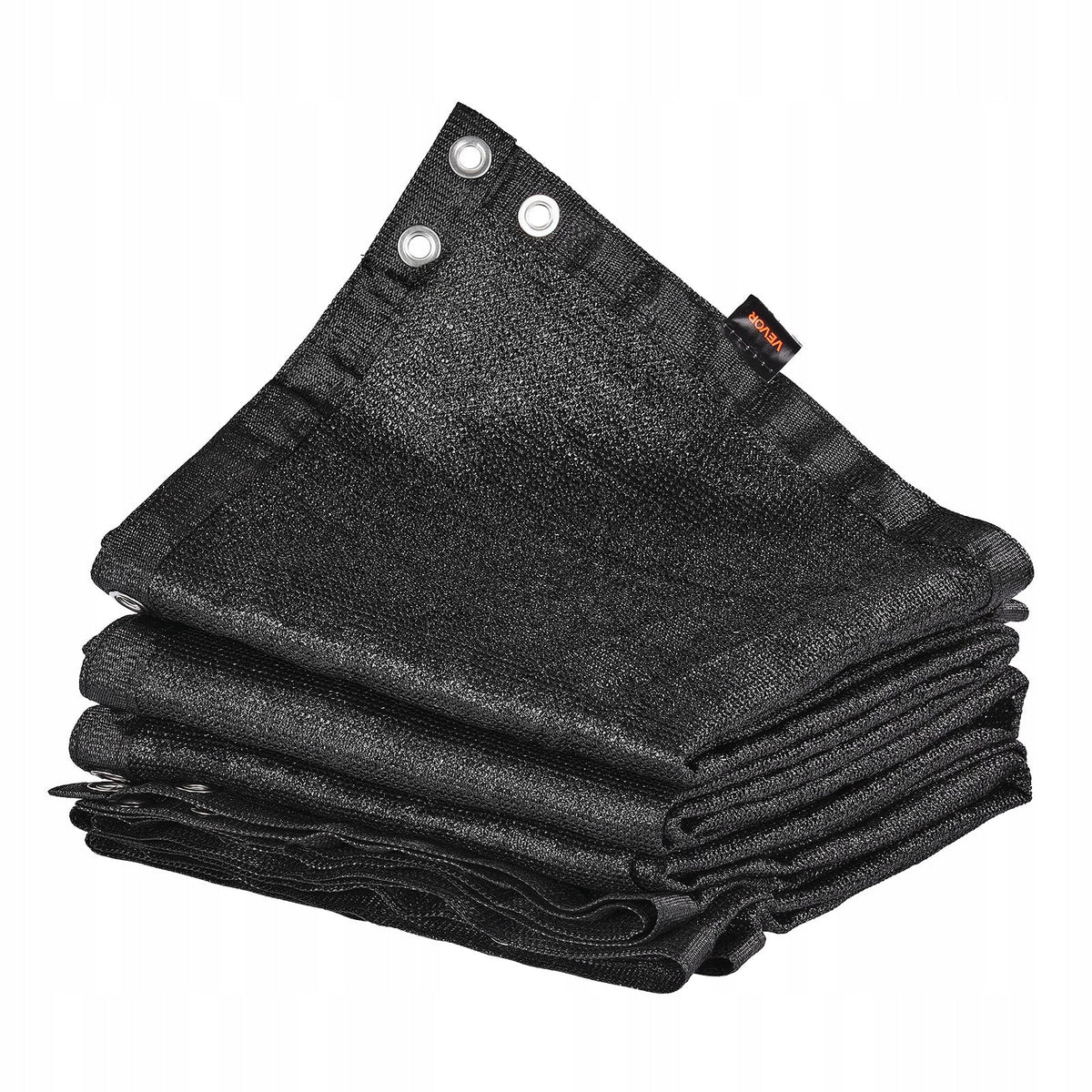 ŻAGIEL PRZECIWSŁONECZNY VEVOR 90 HDPE 244X366 CM MOCNY SOLIDNY CZARNY