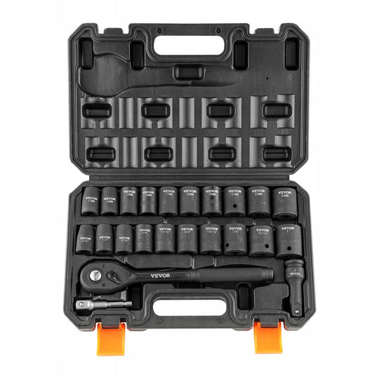 ZESTAW NASADEK VEVOR PROFESSIONAL 23 SZT CR-V STAL STOPOWA IMPACT NASADKI