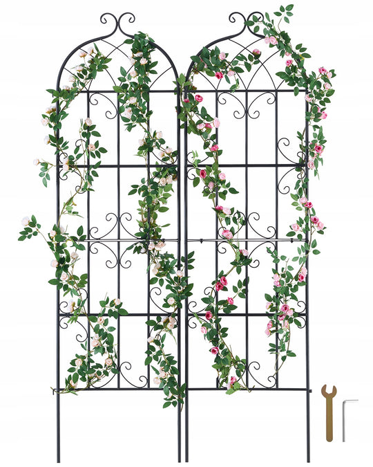 VEVOR PODPORA DO ROŚLIN PNĄCYCH 51X180 CM ZESTAW 2 SOLIDNA METALOWA