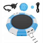 VEVOR NADMUCHIWANA TRAMPOLINA WODNA 13FT Z DRABINKĄ POMPA 600W PREMIUM