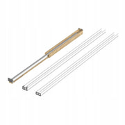 ZESTAW OŚCIEŻNIC DO DRZWI PRZESUWNYCH VEVOR 610-762MM CICHY DOMYK STAL