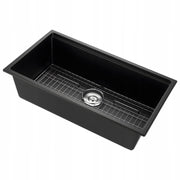 ZLEW KUCHENNY GRANITOWY VEVOR PODBLATOWY 838X482X254 MM CZARNY PREMIUM