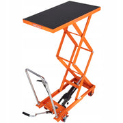 PROFESJONALNY WÓZEK PALETOWY HYDRAULICZNY VEVOR TFD15 150KG 127CM 4 KOŁA