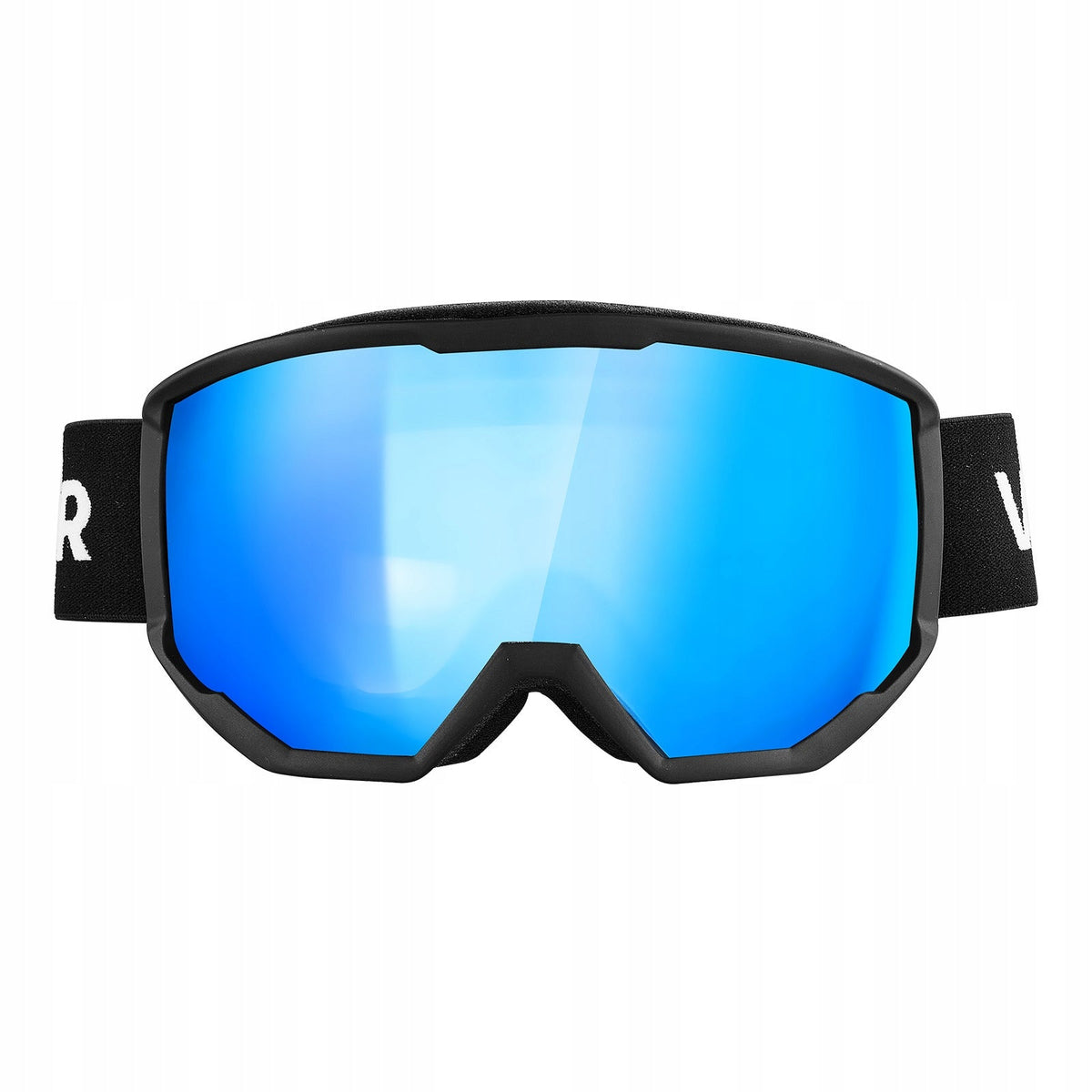GOGLE NARCIARSKIE VEVOR CYLINDRYCZNE SOCZEWKI ICE BLUE REVO ANTYFOG TPU
