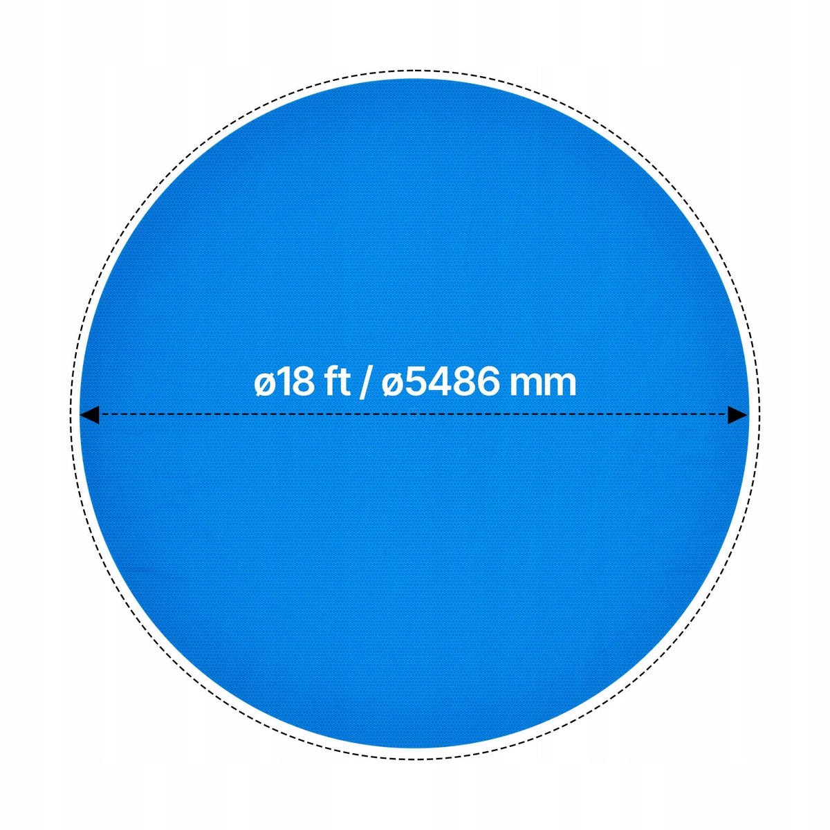 POKRYWA SOLARNA BASENOWA VEVOR OKRĄGŁA 5486 MM FOLIA SOLARNA 0 3 MM