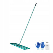 PROFESJONALNE GRABIE DO TRAWY VEVOR 1219X254 MM Z PODSTAWĄ I DŁUGĄ RĄCZKĄ