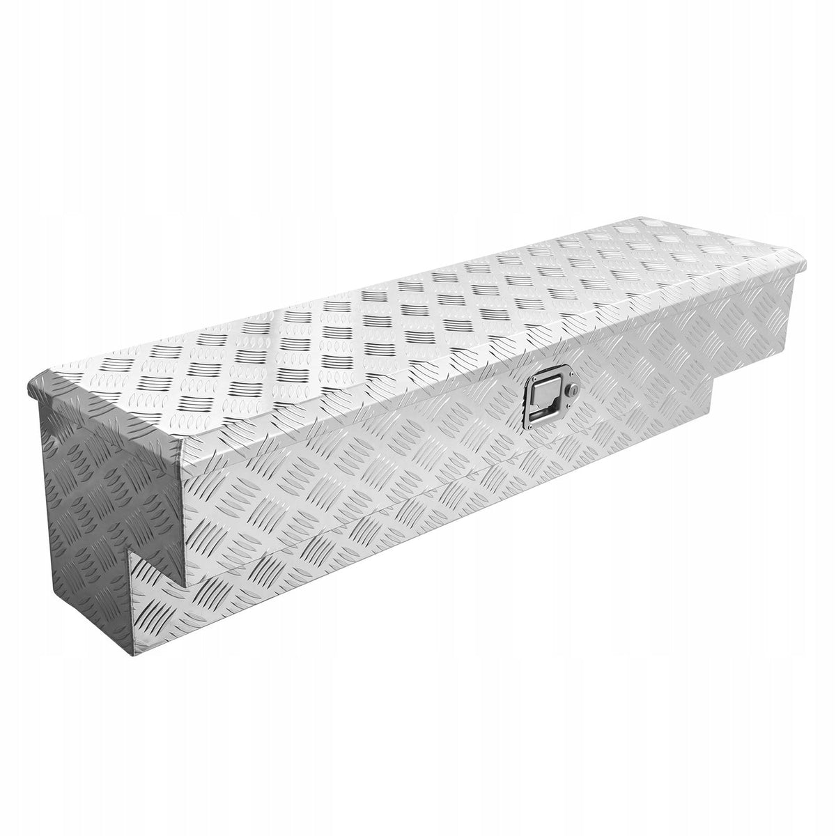 SOLIDNA SKRZYNIA NARZĘDZIOWA VEVOR ALUMINIOWA 101L ZAMEK G-STYLE SREBRNA