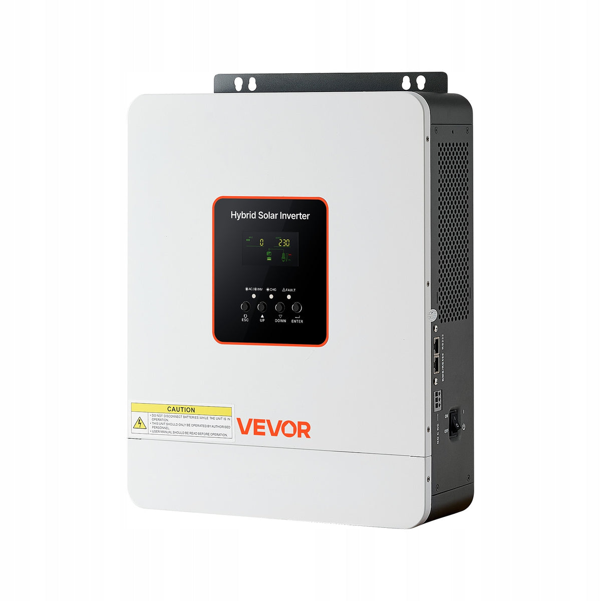 FALOWNIK HYBRYDOWY VEVOR 3000W 24V DC DO 230V AC Z MPPT I LCD PREMIUM