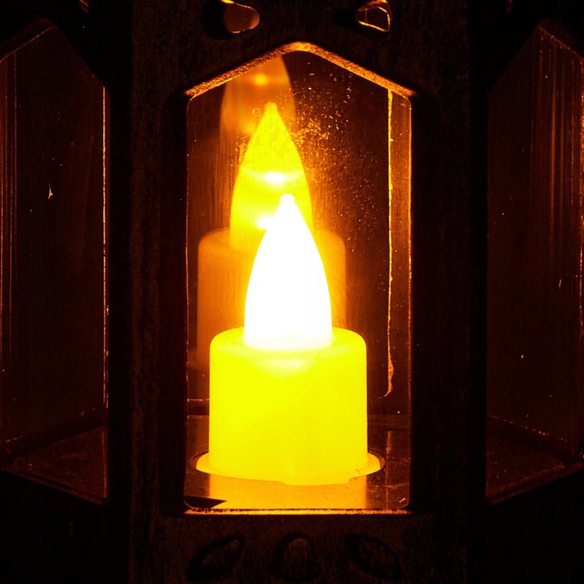 VEVOR 12 SZT LAMPIONÓW DEKORACYJNYCH LED ELEKTRYCZNE ŚWIECE BRĄZOWE PREMIUM