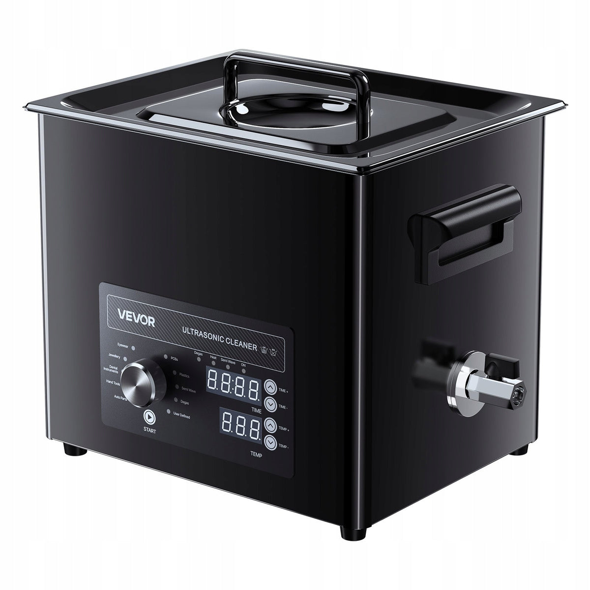 VEVOR ULTRASONIC CLEANER 10L PROFESJONALNA MYJKA ULTRADŹWIĘKOWA STAL