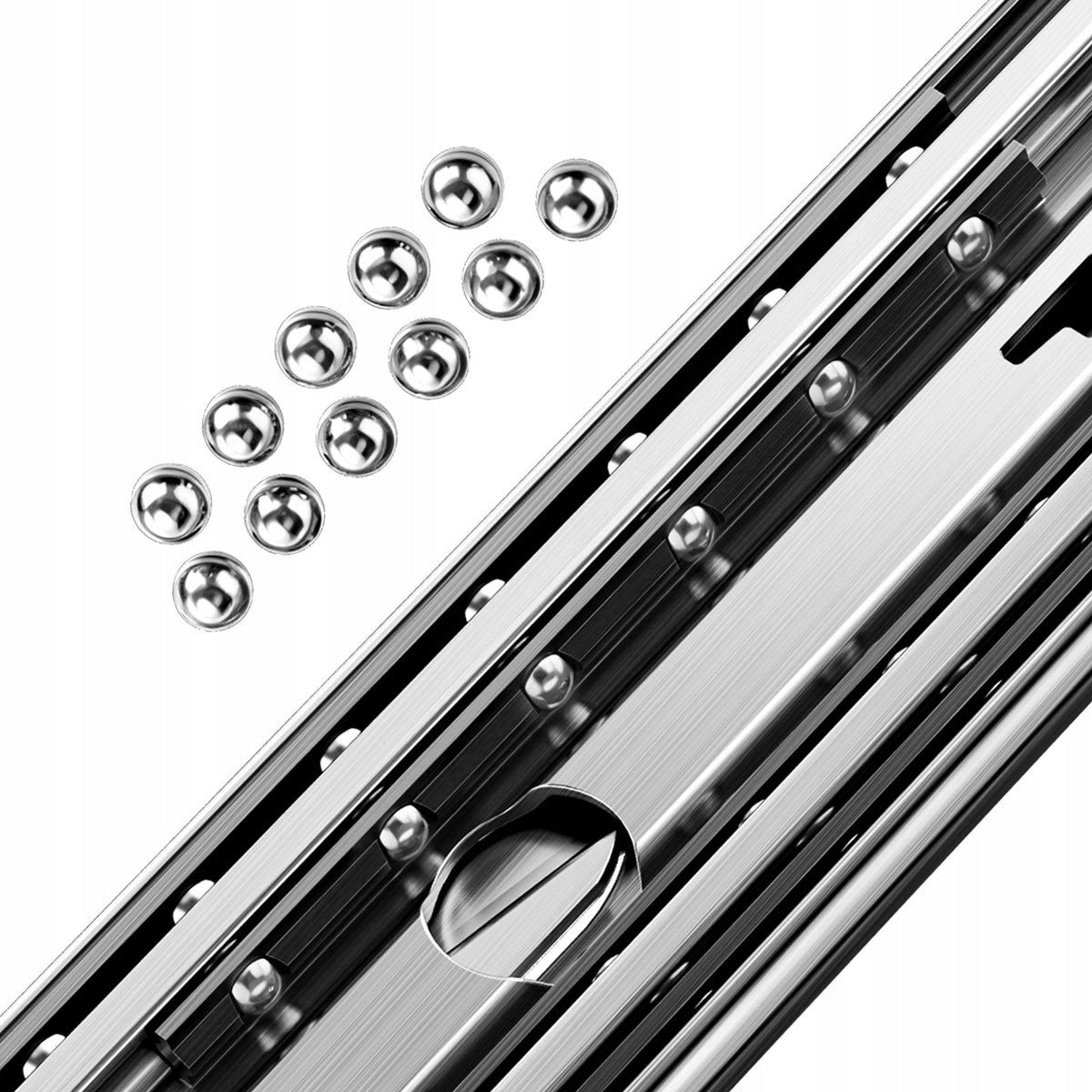 VEVOR PARA PROWADNIC DO SZUFLAD PEŁNY WYSUW 610 MM NOŚNOŚĆ 226 KG SOLIDNE