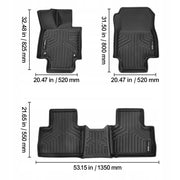 DYWANIKI SAMOCHODOWE VEVOR DO TOYOTY RAV4 2019-2024 PREMIUM TPE 3 EL