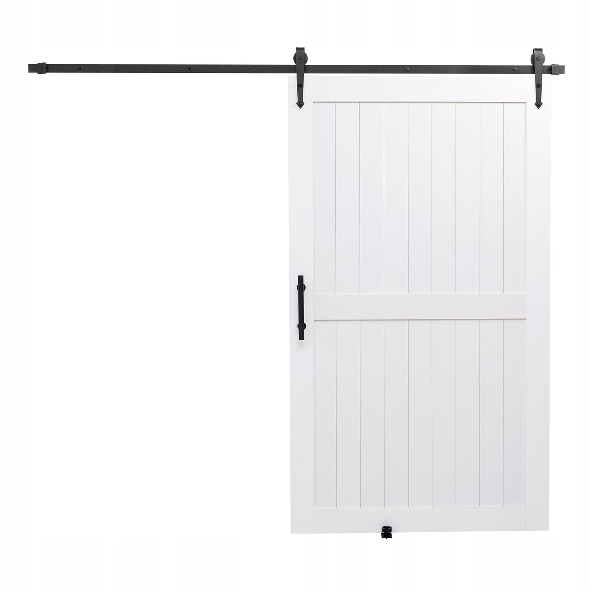 SYSTEM DRZWI PRZESUWNYCH DO STODOŁY VEVOR 1219X2134MM BIAŁY MOCNY MDF