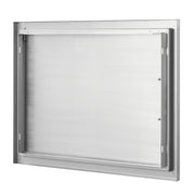 PROFESJONALNE DRZWI DOSTĘPOWE DO GRILLA VEVOR 685X508 MM STAL NIERDZEWNA