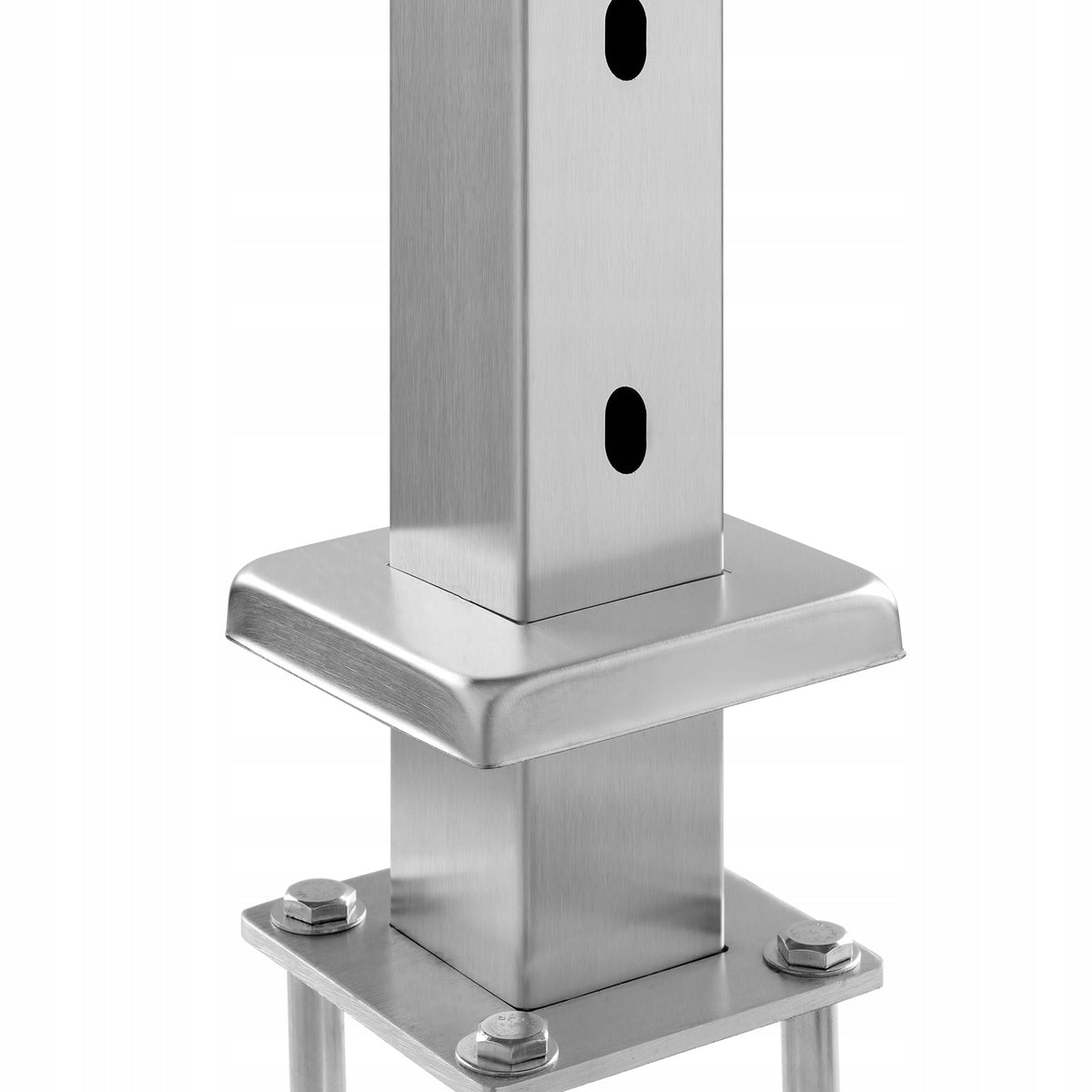 SŁUPEK PORĘCZY KABLOWEJ VEVOR 107X5X5 CM STAL NIERDZEWNA SUS304 Z OTWORAMI