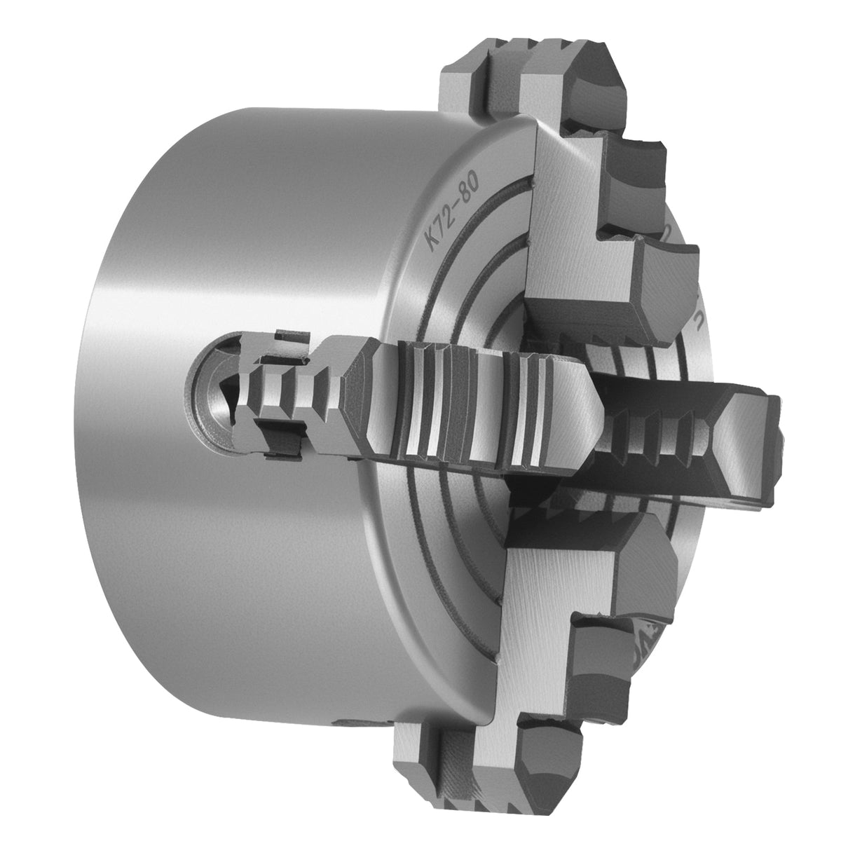 VEVOR UCHWYT TOKARSKI 4-SZCZĘKOWY 80 MM SAMOCENTRUJĄCY MOCNY HT300