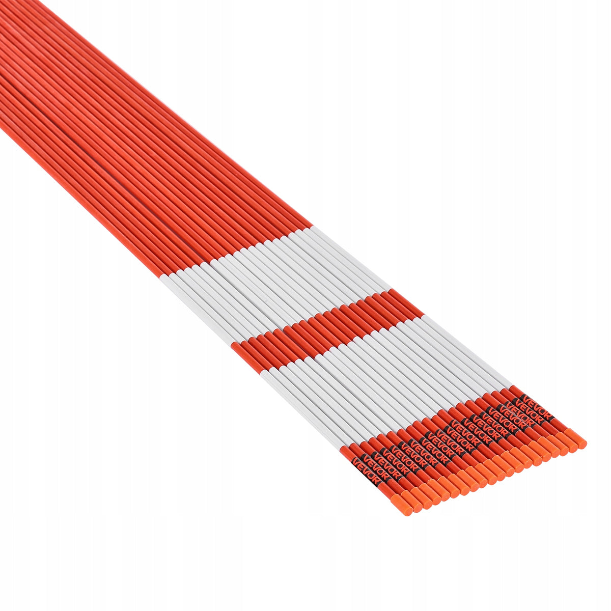 SŁUPKI ŚNIEŻNE VEVOR 100 SZT 1829 MM ŚREDNICA 7 87 MM ODBLASKOWE MOCNE
