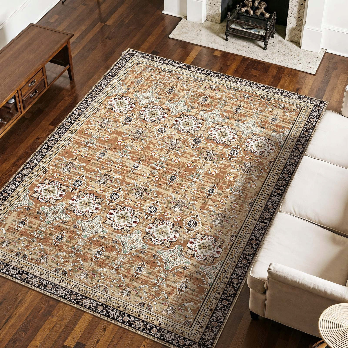 DYWAN DO SALONU VEVOR 2286X2896 MM KRÓTKIE WŁOSIE ZMYWALNY ANTYPOŚLIZGOWY