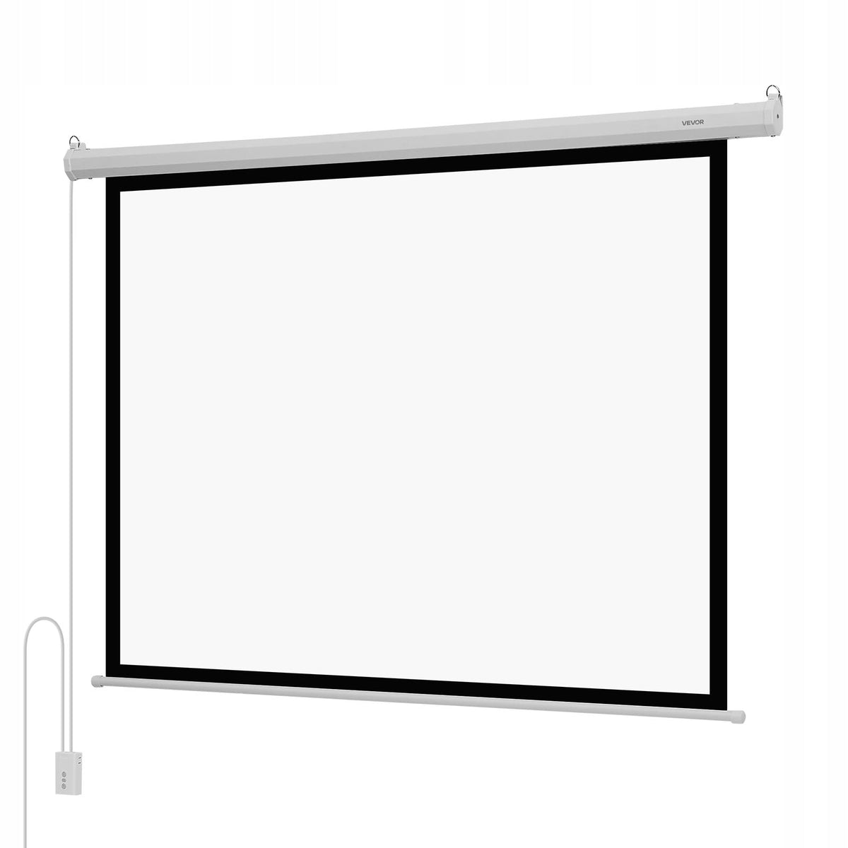 EKRAN PROJEKCYJNY VEVOR Z NAPĘDEM SILNIKOWYM 72 CALI 4 3 1080 HD PILOT