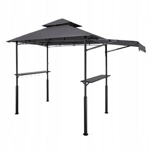 ALTANA OGRODOWA VEVOR BBQ 2430X1500X2500 MM DWUPOZIOMOWA ZADASZENIE GRILLA