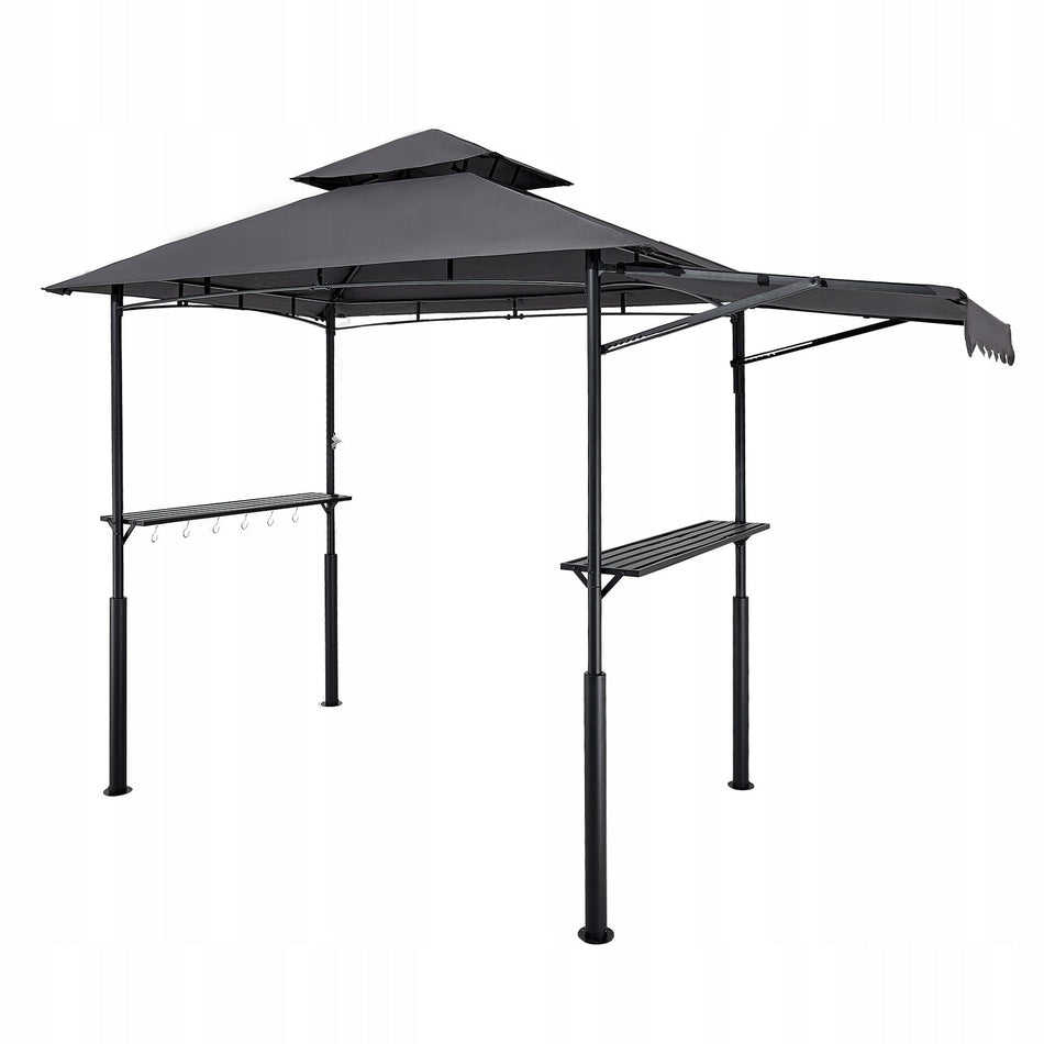 ALTANA OGRODOWA VEVOR BBQ 2430X1500X2500 MM DWUPOZIOMOWA ZADASZENIE GRILLA
