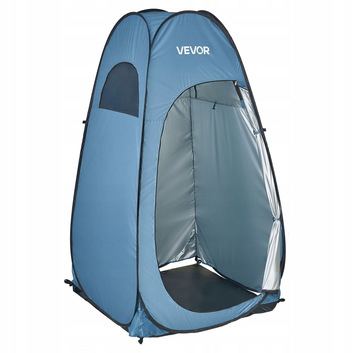 NAMIOT PRYSZNICOWY VEVOR POP-UP 119X119X210 CM WODOODPORNY UPF 50 NIEBIESKI