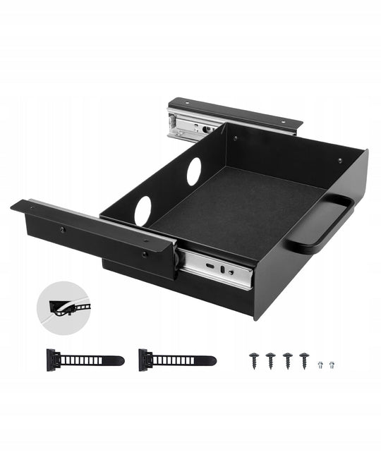VEVOR SZUFLADA POD BIURKO 385X230X76 MM MOCNA UKRYTA ORGANIZER BIUROWY