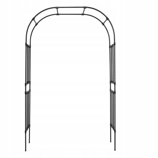Łuk ogrodowy VEVOR 240 cm, szerokość 150 lub 250 cm, czarny