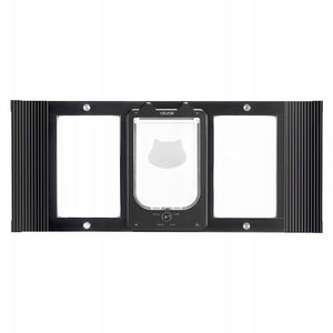 DRZWICZKI DLA KOTA VEVOR REGULOWANE 787-914 MM ALUMINIOWE CZARNE MOCNE