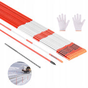 SŁUPKI ŚNIEŻNE VEVOR 50 SZT 1524MM ŚREDNICA 7 87MM ODBLASKOWE MOCNE ZESTAW