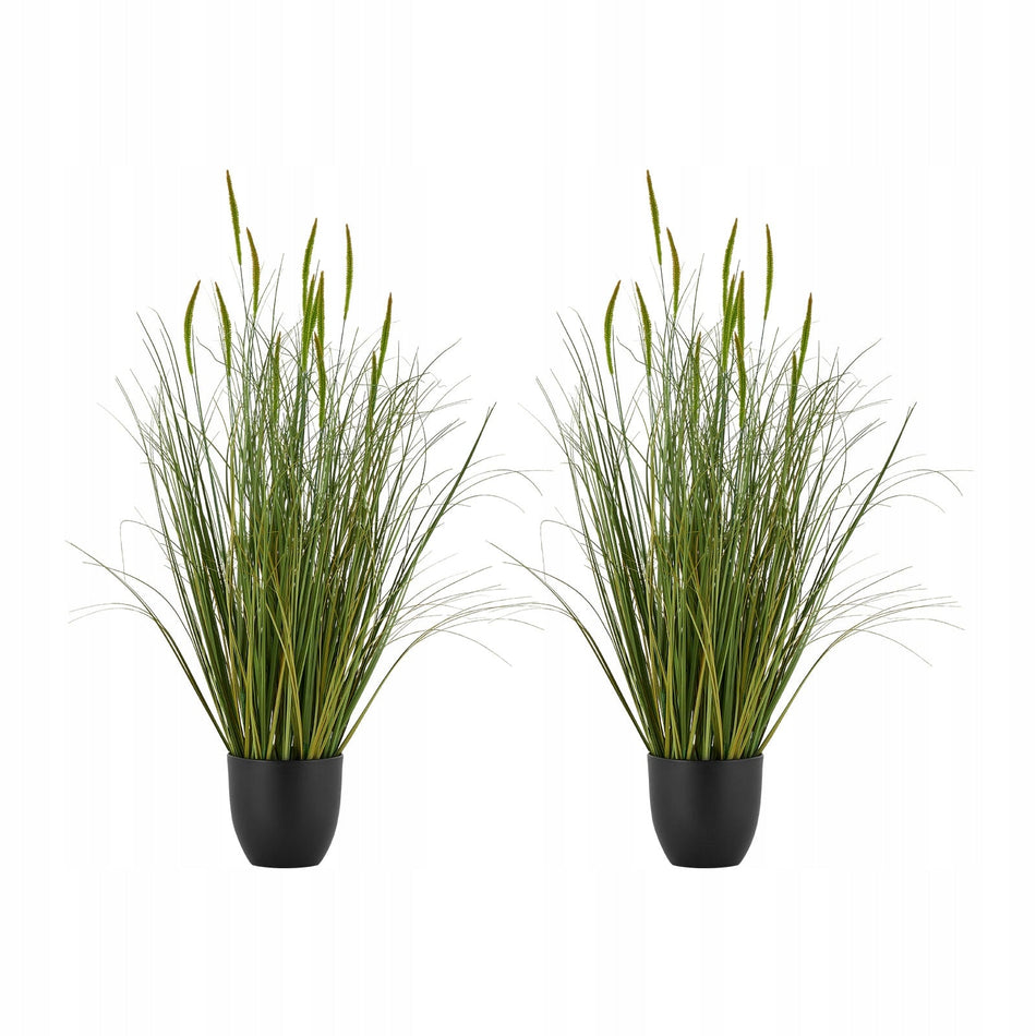 VEVOR SZTUCZNA TRAWA PAŁKA WODNA 2 SZT 89 CM DONICZKA PVC REALISTYCZNA