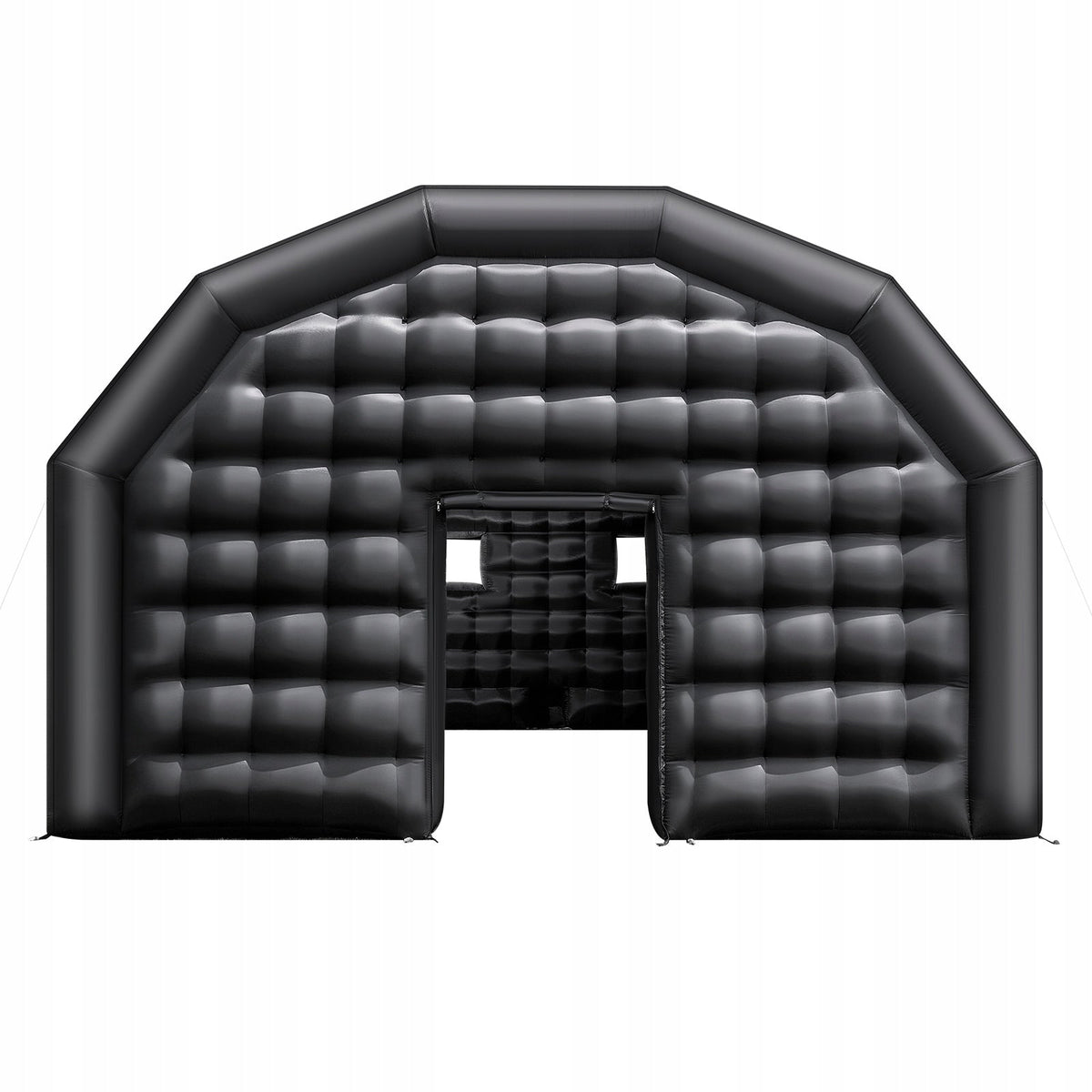 NADMUCHIWANY NAMIOT IMPREZOWY VEVOR 8X6X4M CZARNY Z DMUCHAWĄ 1100W PREMIUM