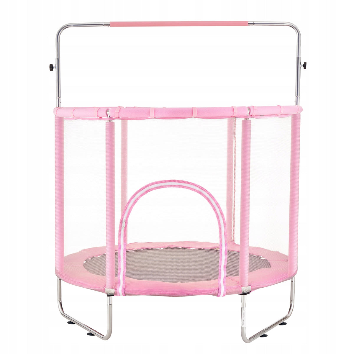 VEVOR TRAMPOLINA DZIECIĘCA MINI 147 CM Z SIATKĄ I KOSZYKÓWKĄ REGULOWANA