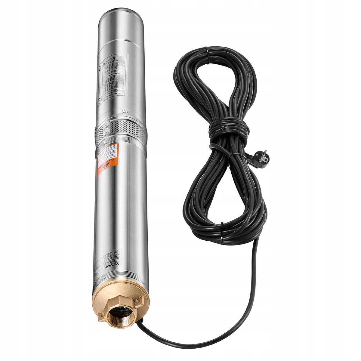 VEVOR POMPA GŁĘBINOWA 1100W 100L MIN 75M WYSOKOŚĆ TŁOCZENIA STAL NIERDZEWNA