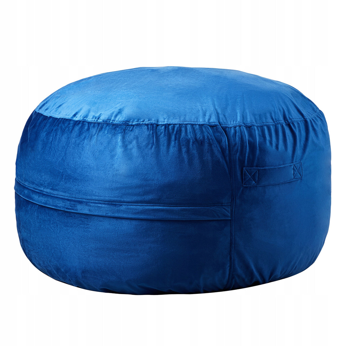 FOTEL GAMINGOWY VEVOR WOREK SAKO OKRĄGŁY 89X89X56 CM NIEBIESKI PREMIUM