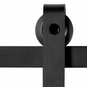 SYSTEM DRZWI PRZESUWNYCH VEVOR 3 M CZARNY MOCNY STALOWY ZESTAW OKUĆ