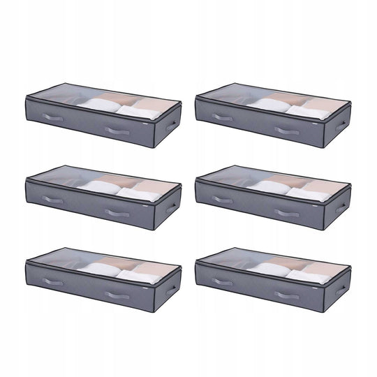 VEVOR TORBA DO PRZECHOWYWANIA POD ŁÓŻKIEM 6 SZT 996X500X180MM MOCNA DUŻA