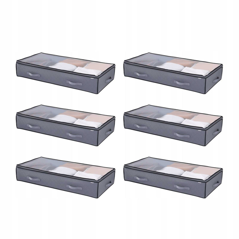VEVOR TORBA DO PRZECHOWYWANIA POD ŁÓŻKIEM 6 SZT 996X500X180MM MOCNA DUŻA