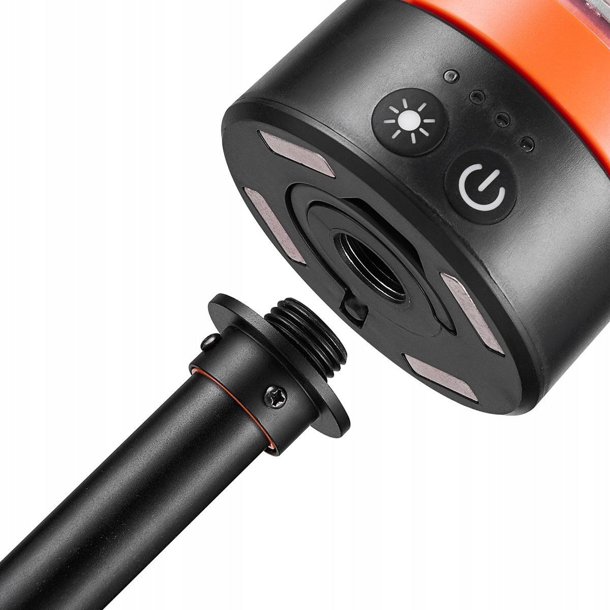VEVOR LAMPA BUDOWLANA LED ZE STATYWEM 13 2 AH MOCNA REGULOWANA JASNOŚĆ IP65