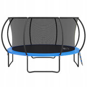 TRAMPOLINA OGRODOWA VEVOR 14FT Z SIATKĄ I DRABINKĄ 96 CM MOCNA I STABILNA