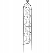 SOLIDNA METALOWA KRATKA VEVOR 38X152 CM NA ROŚLINY PNĄCE CZARNA PREMIUM