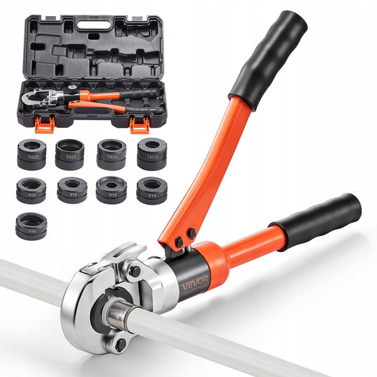 PRASA HYDRAULICZNA VEVOR WIELOFUNKCYJNA 9 SZCZĘK DO RUR PEX