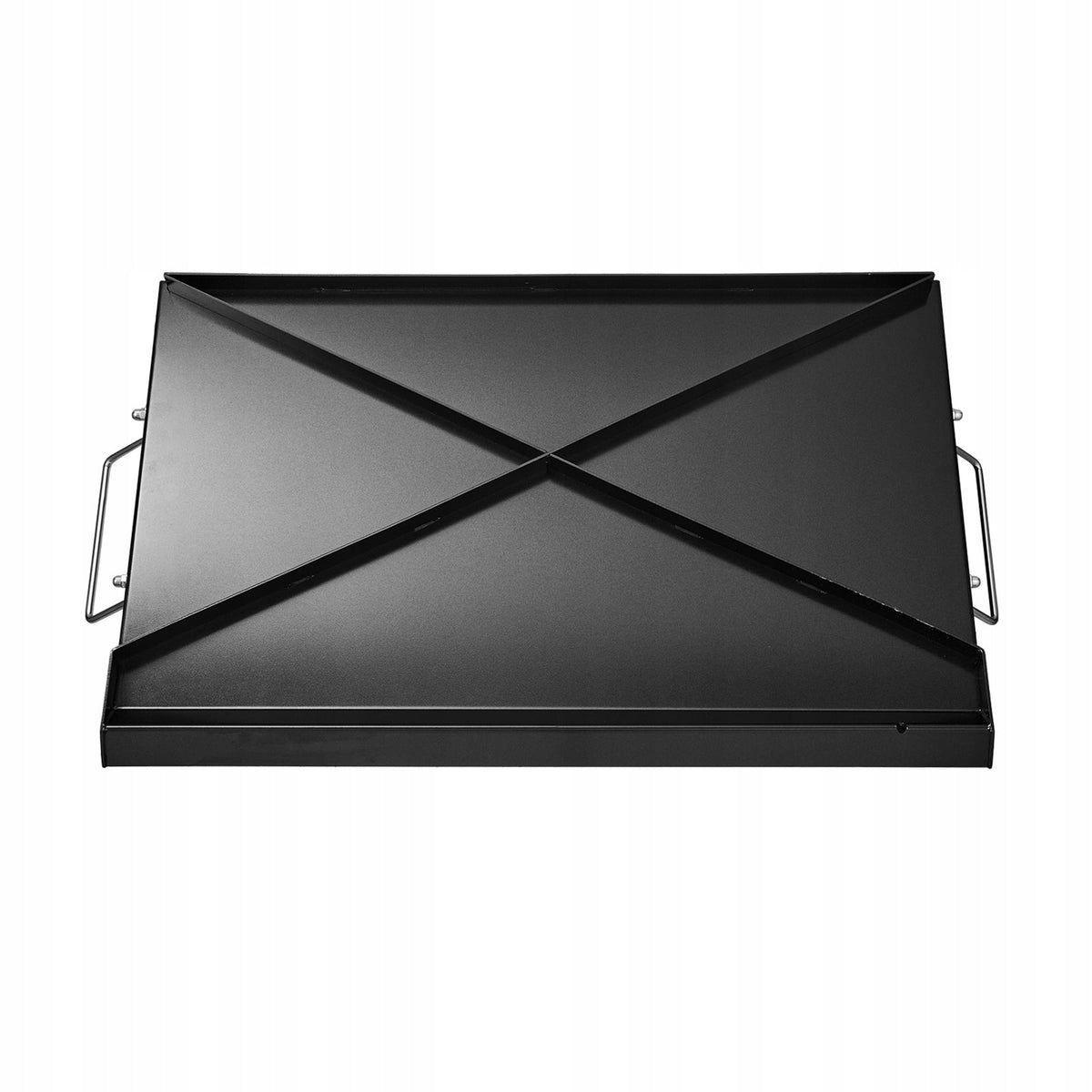 VEVOR PATELNIA GRILLOWA PROSTOKĄTNA ZE STALI WĘGLOWEJ 606X360MM MOCNA