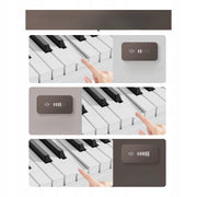 VEVOR SKŁADANE PIANINO 88 KLAWISZY BLUETOOTH MIDI PRZENOŚNE PROFESJONALNE